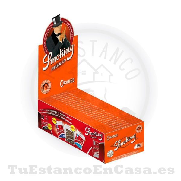Papel de Fumar Smoking Orange Corto - 70 mm - Imagen 2