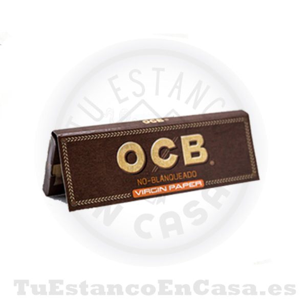 Papel de Fumar Natural OCB Virgin 1 ¼ - 78 mm