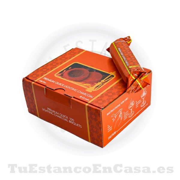 Carbón Autoencendido Al Fakher 40 mm -  10 und - Imagen 3