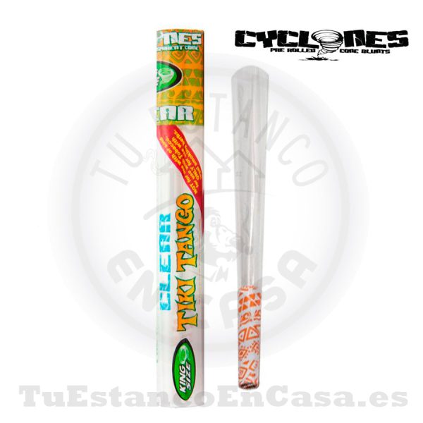 Cono Papel de Fumar Cyclones Clear Tiki Tango (Sabor Mango)