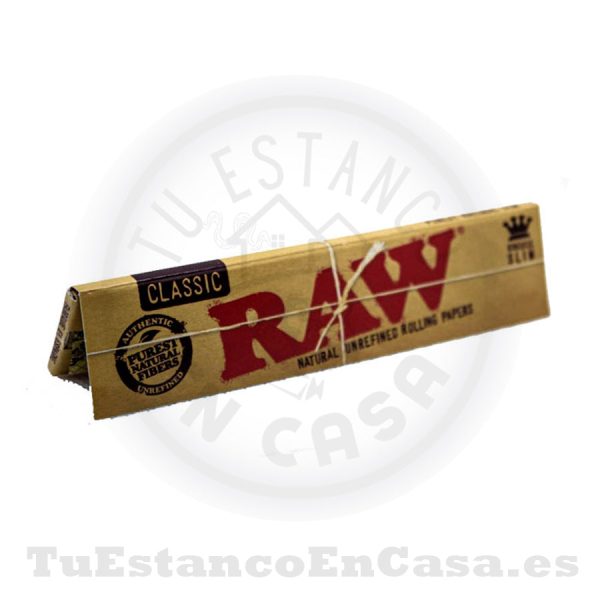 Papel de Fumar Natural RAW Classic Slim Extra Largo - 110 mm