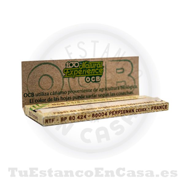 Papel de Fumar OCB Cañamo 1 ¼ - 78 mm - Imagen 2