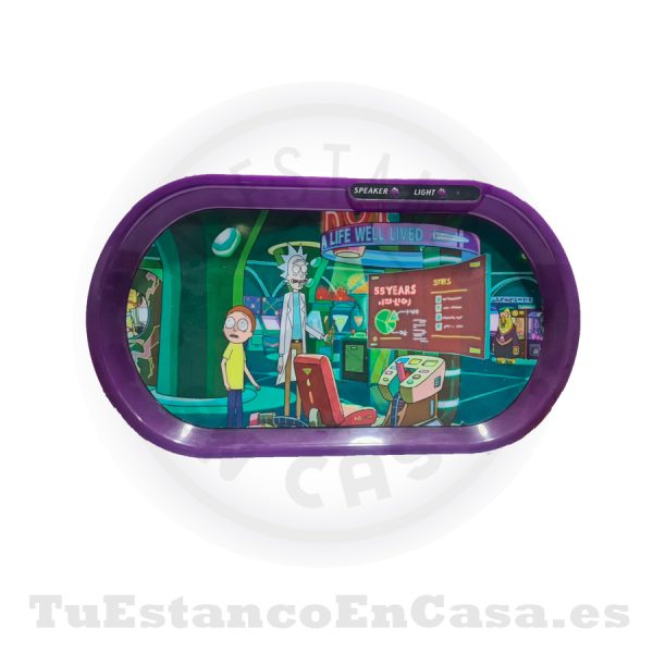 Bandeja Led con Altavoz Rick y Morty - Apolo Head Shop