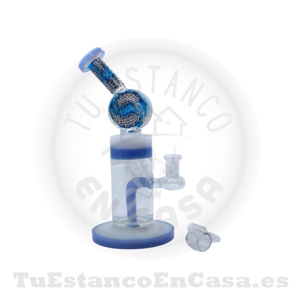 Oiler Cristal Apolo Head Shop Circulo Psicodélico 25 cm - Imagen 2