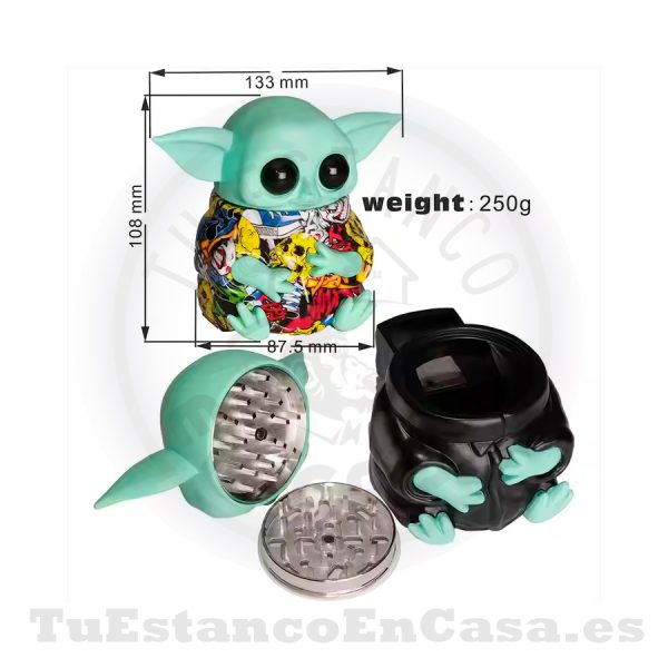 Grinder Star Wars Baby Yoda Grande - Imagen 2
