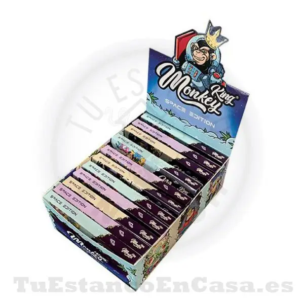 Papel de Fumar Monkey King Extra Largo + Tips de Cartón - Espace Edition - Imagen 2