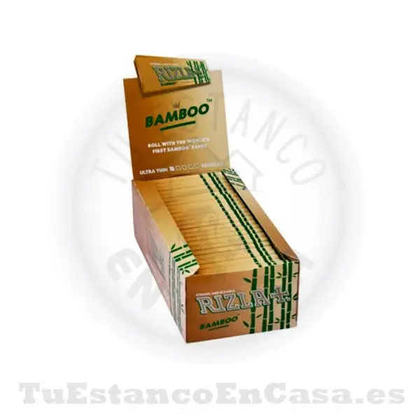 Papel de Fumar Natural Rizla + Bamboo Corto - 70 mm - Imagen 2