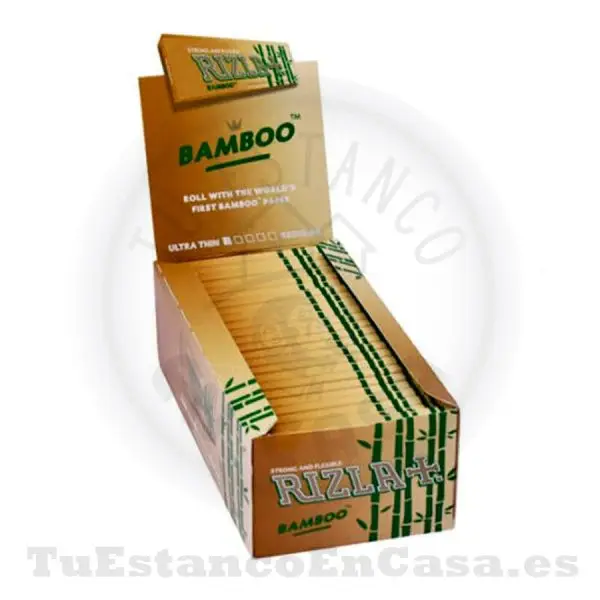 Papel de Fumar Natural Rizla + Bamboo 1 ¼ - 78 mm - Imagen 2
