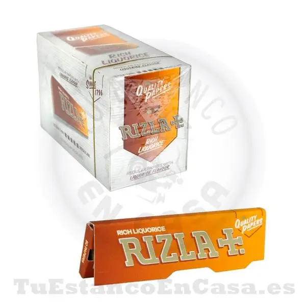 Papel de Fumar Rizla + Rich Liquorice Corto - 70 mm - Imagen 2