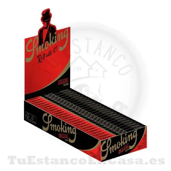 Papel de Fumar Smoking Deluxe 1 ¼ - 78 mm - Imagen 2