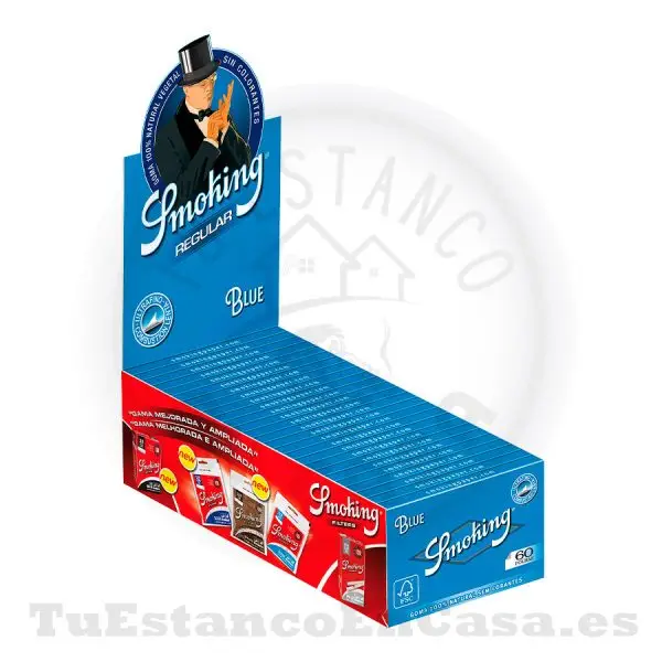 Papel de Fumar Smoking Blue Corto - 70 mm - Imagen 2
