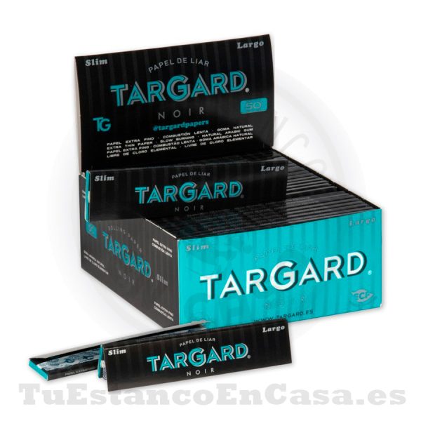 Papel de Fumar TarGard Noir Extra Largo - 110 mm - Imagen 2