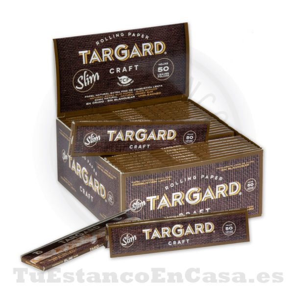 Papel de Fumar Natural TarGard CRAFT Slim Extra Largo - 110 mm - Imagen 2