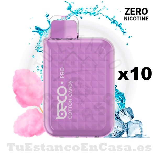 Pod Vaptio Beco Pro Cotton Candy Sin nicotina - 6000 Caladas - Imagen 2