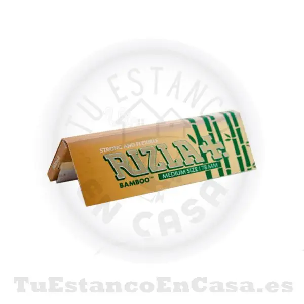 Papel de Fumar Natural Rizla + Bamboo 1 ¼ - 78 mm