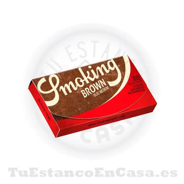 Papel de Fumar Natural Smoking Brown 300 1 ¼ - 78 mm