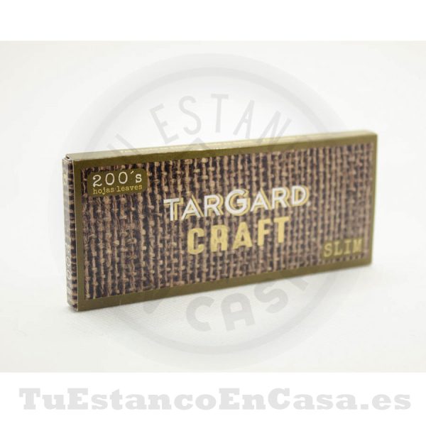Papel de Fumar Natural TarGard CRAFT Slim Extra Largo Bloc 200 - 110 mm