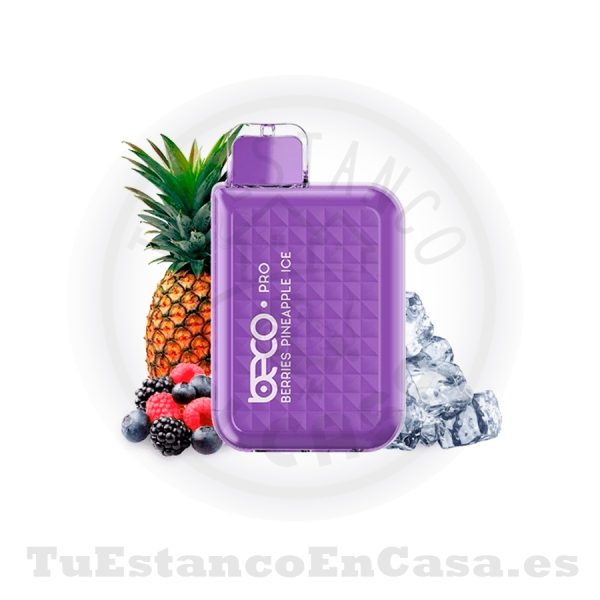 Pod Vaptio Beco Pro Berries Pineapple Ice Sin nicotina - 6000 Caladas