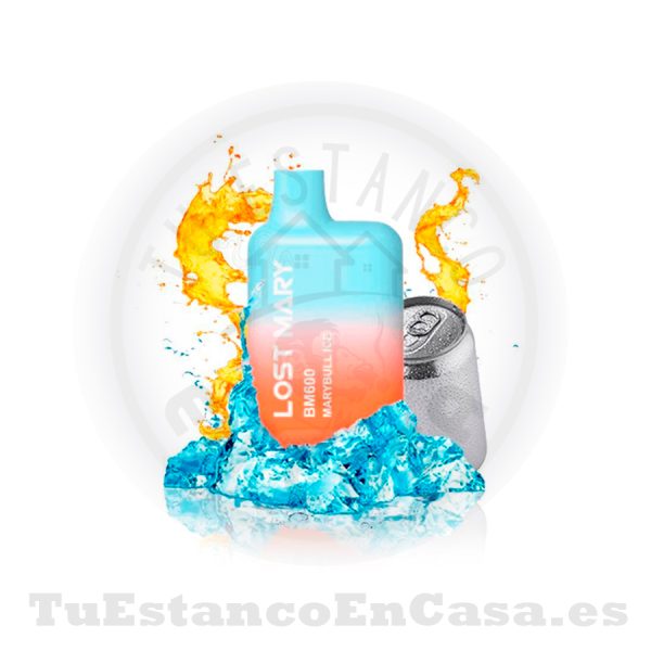 Pod LOST MARY Bull Ice - 600 Caladas