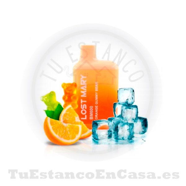 Pod LOST MARY Orange Gummy Bear - 600 Caladas