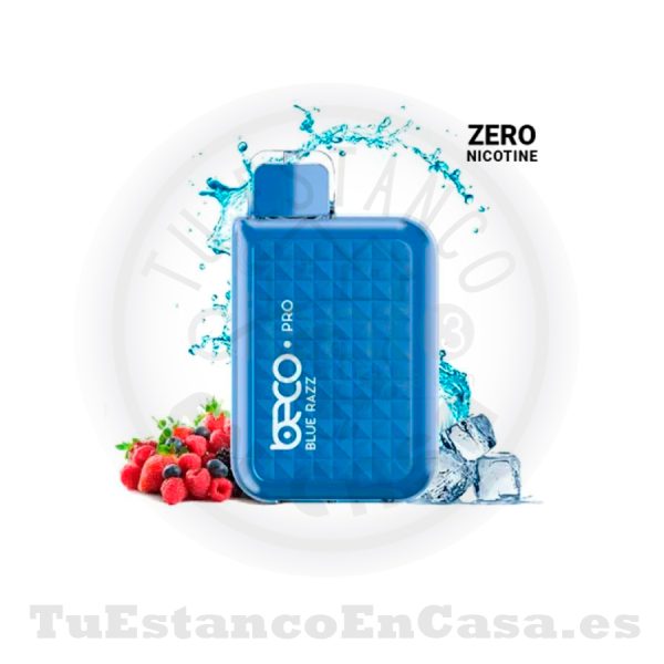 Pod Vaptio Beco Pro Blue Razz Sin nicotina - 6000 Caladas