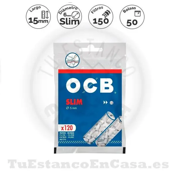 Filtros OCB Slim 6 mm 150 und.