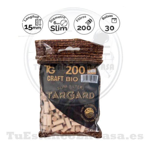 Filtros Targard Natural Slim Craft 6 mm 200 und.