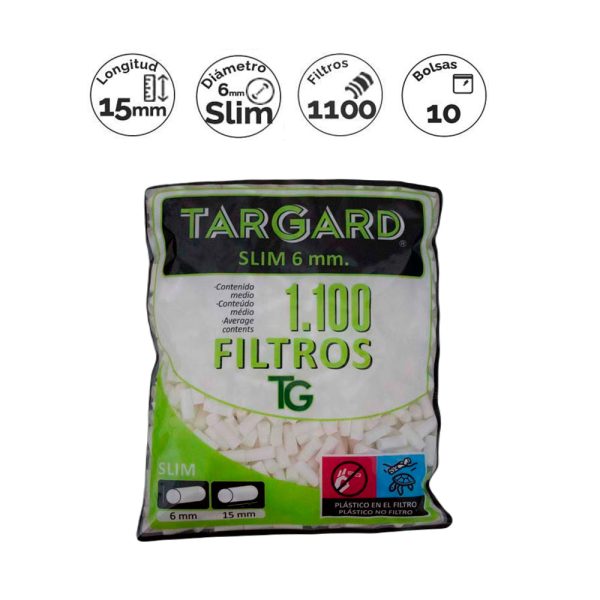 Filtros Targard Slim 6 mm 1100 und.