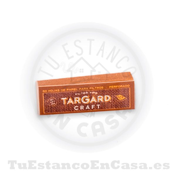 Tips Filtros de Cartón Natural Targard Craft Microperforado 50 und.