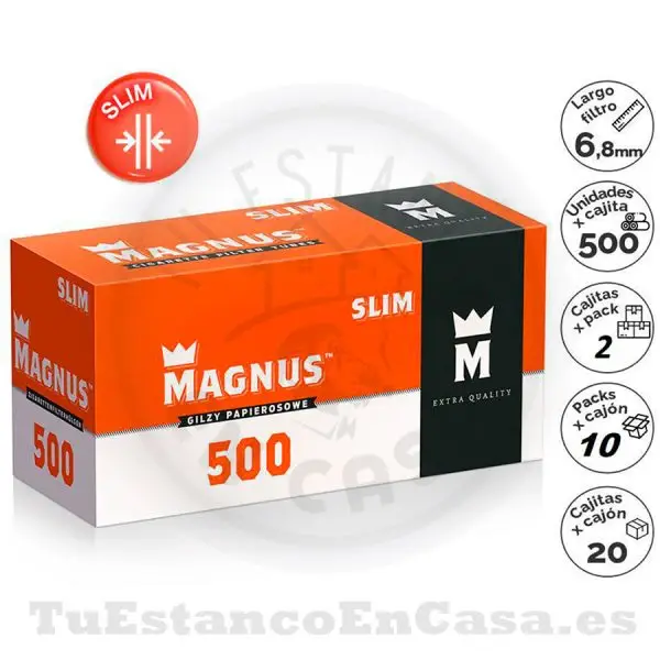 Tubos Magnus Slim 500 und.
