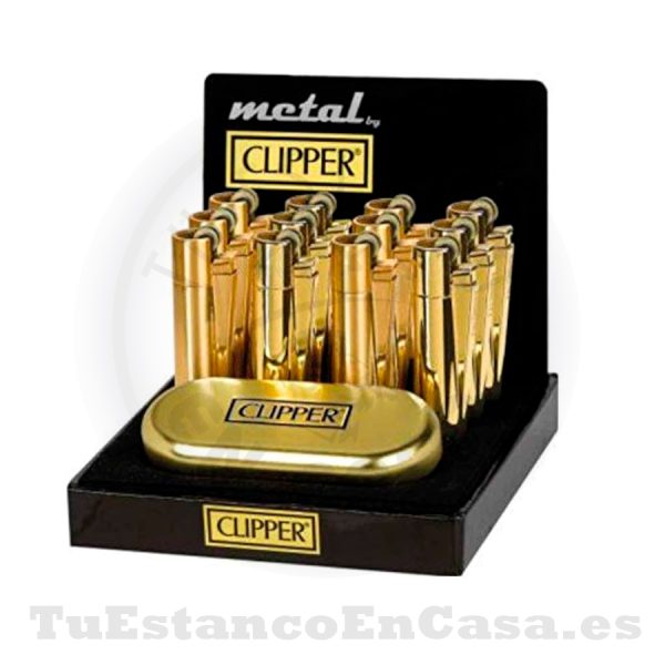 Encendedor Clipper Metal Gold - Imagen 2