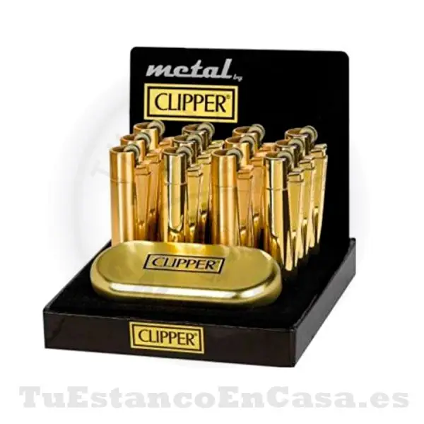 Encendedor Clipper Metal Gold - Imagen 2