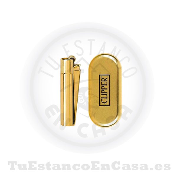 Encendedor Clipper Metal Gold