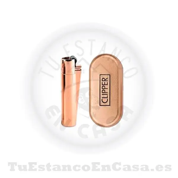 Encendedor Clipper Metal Gold Rossé
