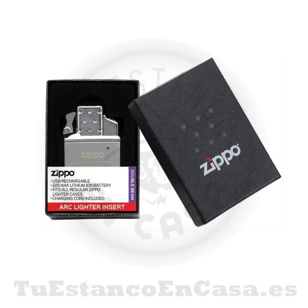 Encendedor Zippo Insert Eléctrico Doble Arco Usb - Imagen 3