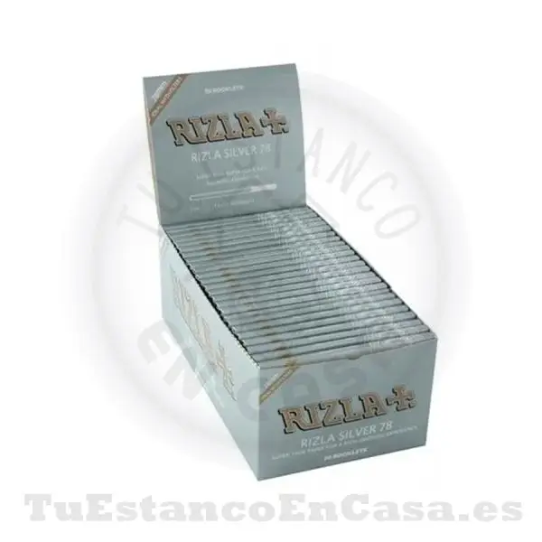 Papel de Fumar Rizla + Silver Corto – 70 mm - Imagen 2