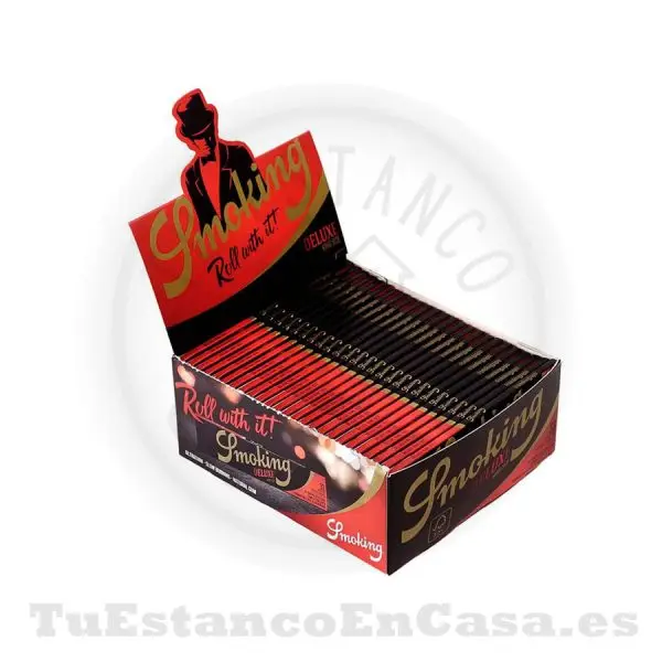 Papel de Fumar Smoking Deluxe Slim Extra Largo – 110 mm - Imagen 2