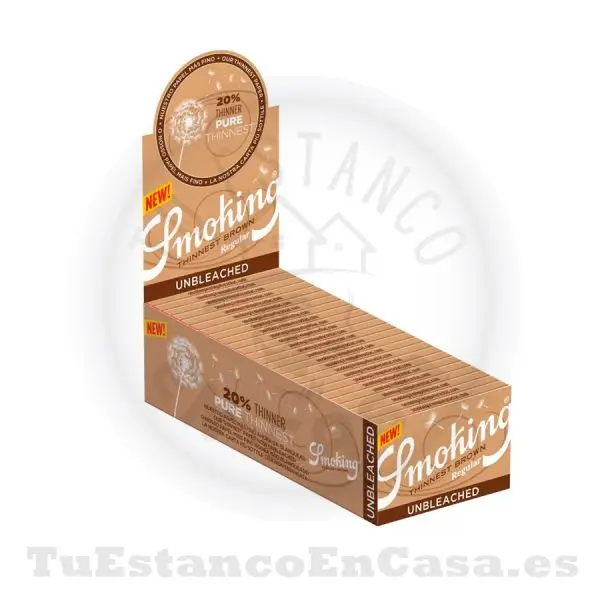 Papel de Fumar Natural Smoking Thinnest Corto – 70 mm - Imagen 2