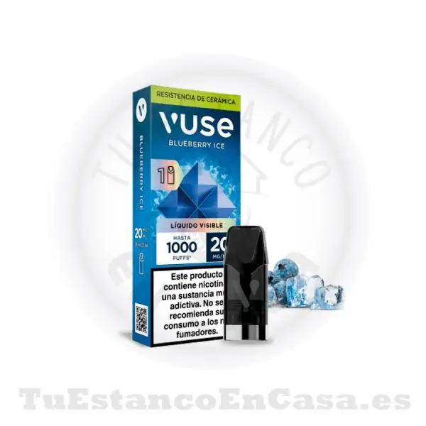 Recarga Cabezal Vuse Go Reload 1 und. Blueberry ICE 20 mg - 1000 Caladas