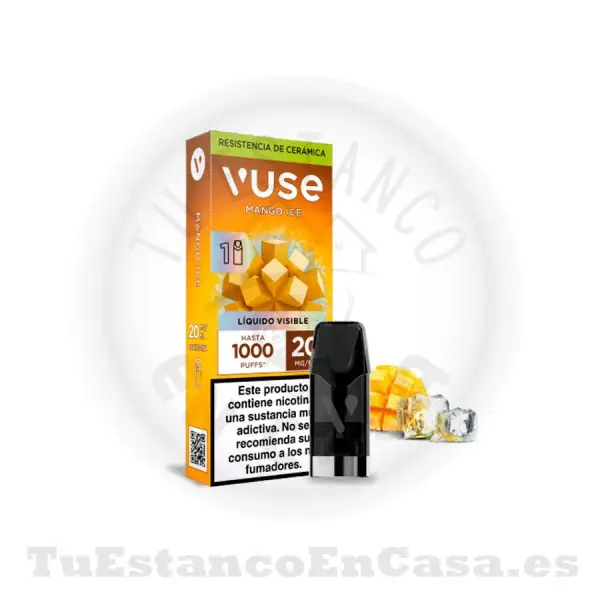 Recarga Cabezal Vuse Go Reload 1 und. Mango ICE 20 mg - 1000 Caladas