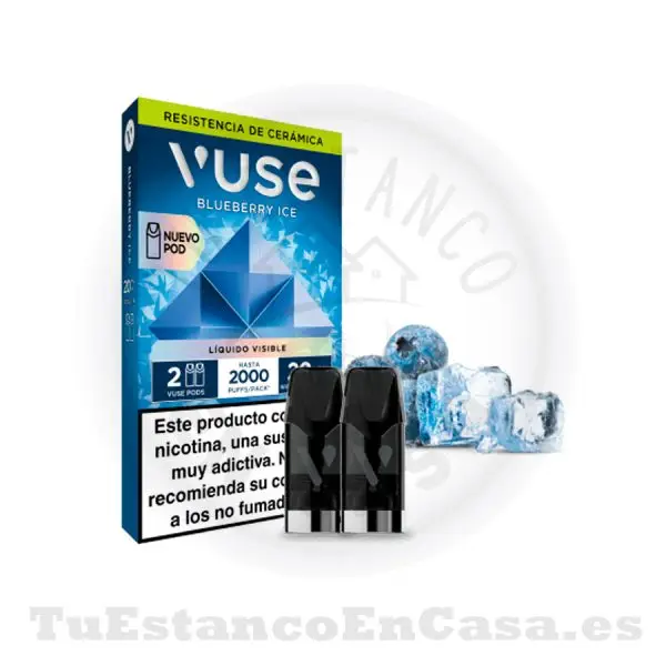 Recarga Cabezal Vuse Go Reload 2 und. Blueberry Ice 20 mg - 1000 Caladas