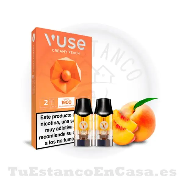 Recarga Cabezal Vuse Go Reload 2 und. Creamy Peach 20 mg - 1000 Caladas