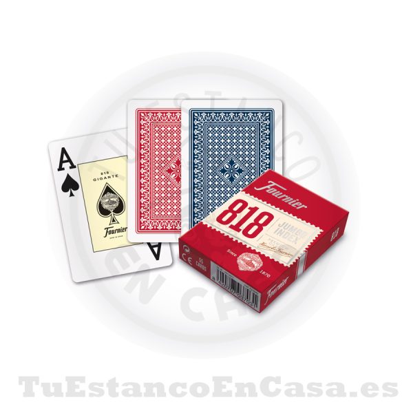 Baraja de Cartas Poker Fournier 818 Jumbo