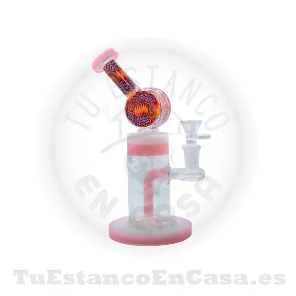 Bong Cristal Apolo Head Shop Circulo Psicodélico 25 cm