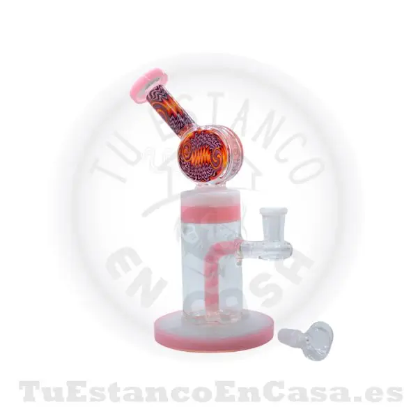 Bong Cristal Apolo Head Shop Circulo Psicodélico 25 cm - Imagen 2