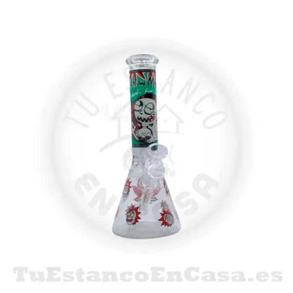 Bong Cristal Apolo Head Shop Rick y Morty 25 cm