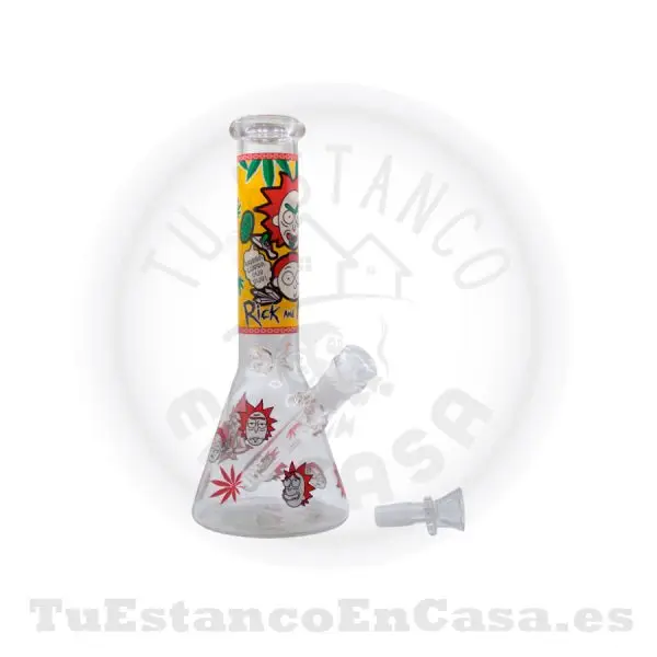 Bong Cristal Apolo Head Shop Rick y Morty 25 cm - Imagen 3
