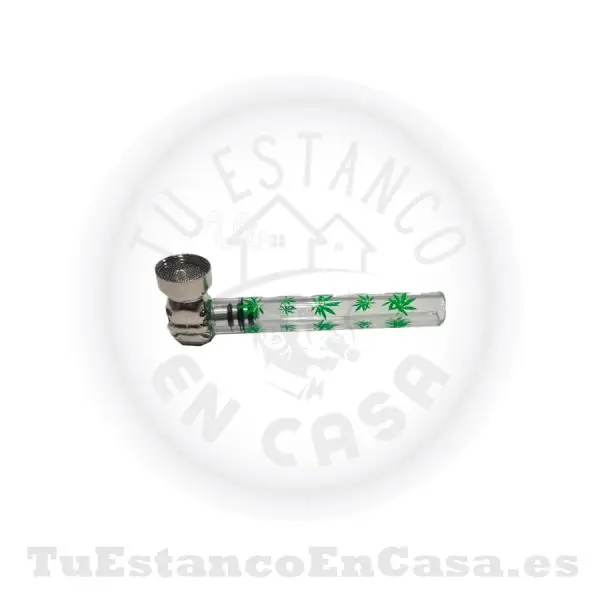 Pipa de Cristal & Metal Sugar Skull