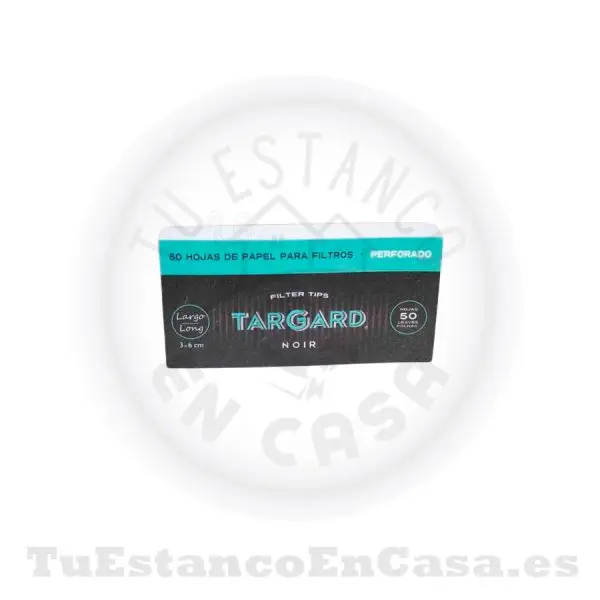 Tips Filtros de Cartón Targard Noir Maxi Microperforado 50 und.