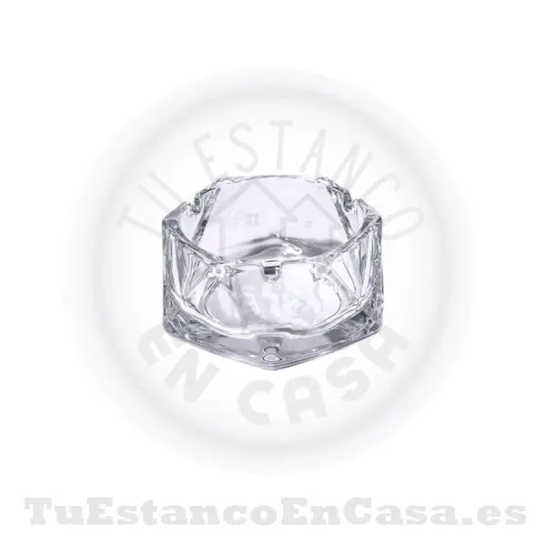 Cenicero Cristal Hexagonal - Imagen 2